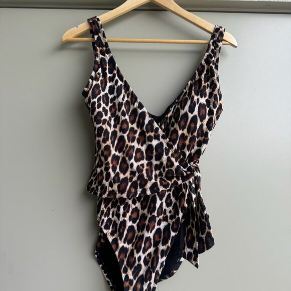 Tommy Bahama Cheetah Swimsuit - Picture 1 of 9
